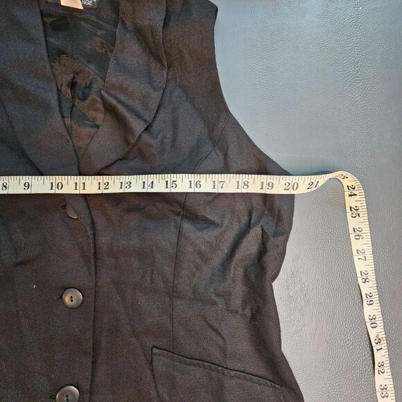 Vintage Style Exchange Black Vest - Picture 2 of 4
